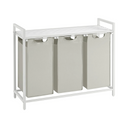 Laundry Hamper - 3 Removable Oxford Fabric Bags - Karrari