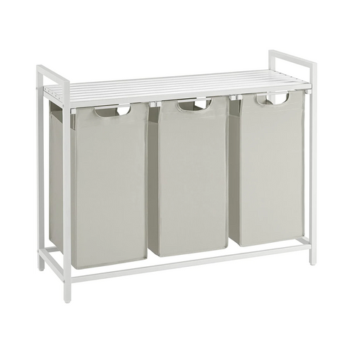 Laundry Hamper - 3 Removable Oxford Fabric Bags - Karrari