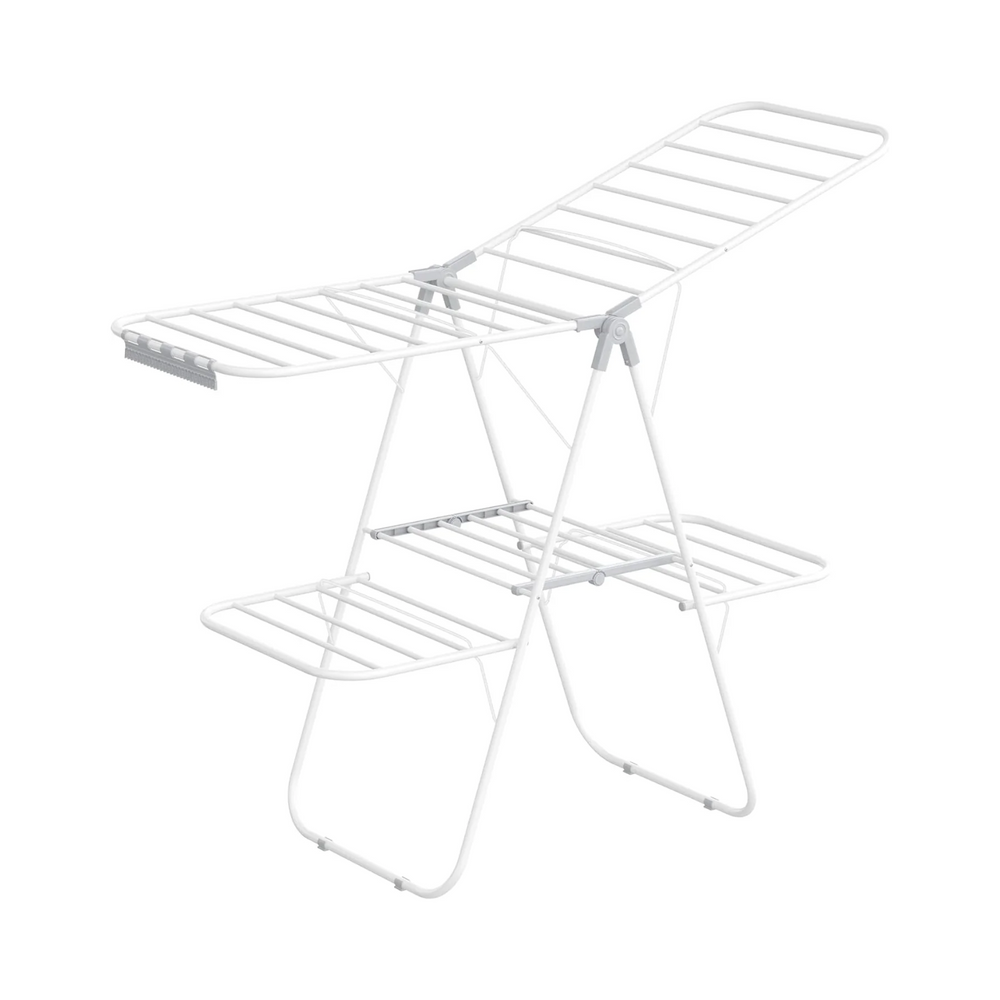2-Tier Clothes Horse Dryer – Foldable, Space-Saving - Karrari