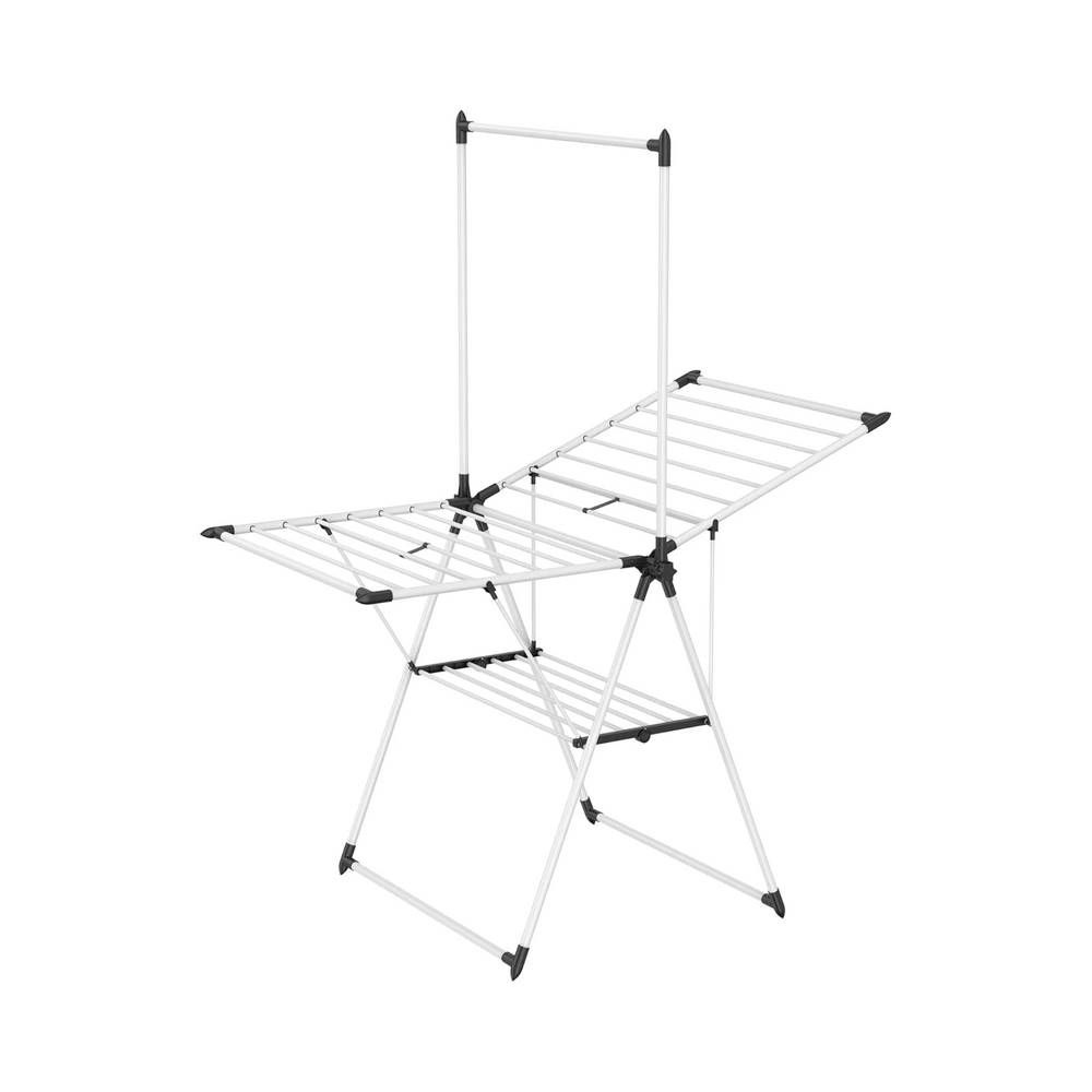 Foldable Clothes Drying Rack – 2 Levels, 24 Rails - Karrari