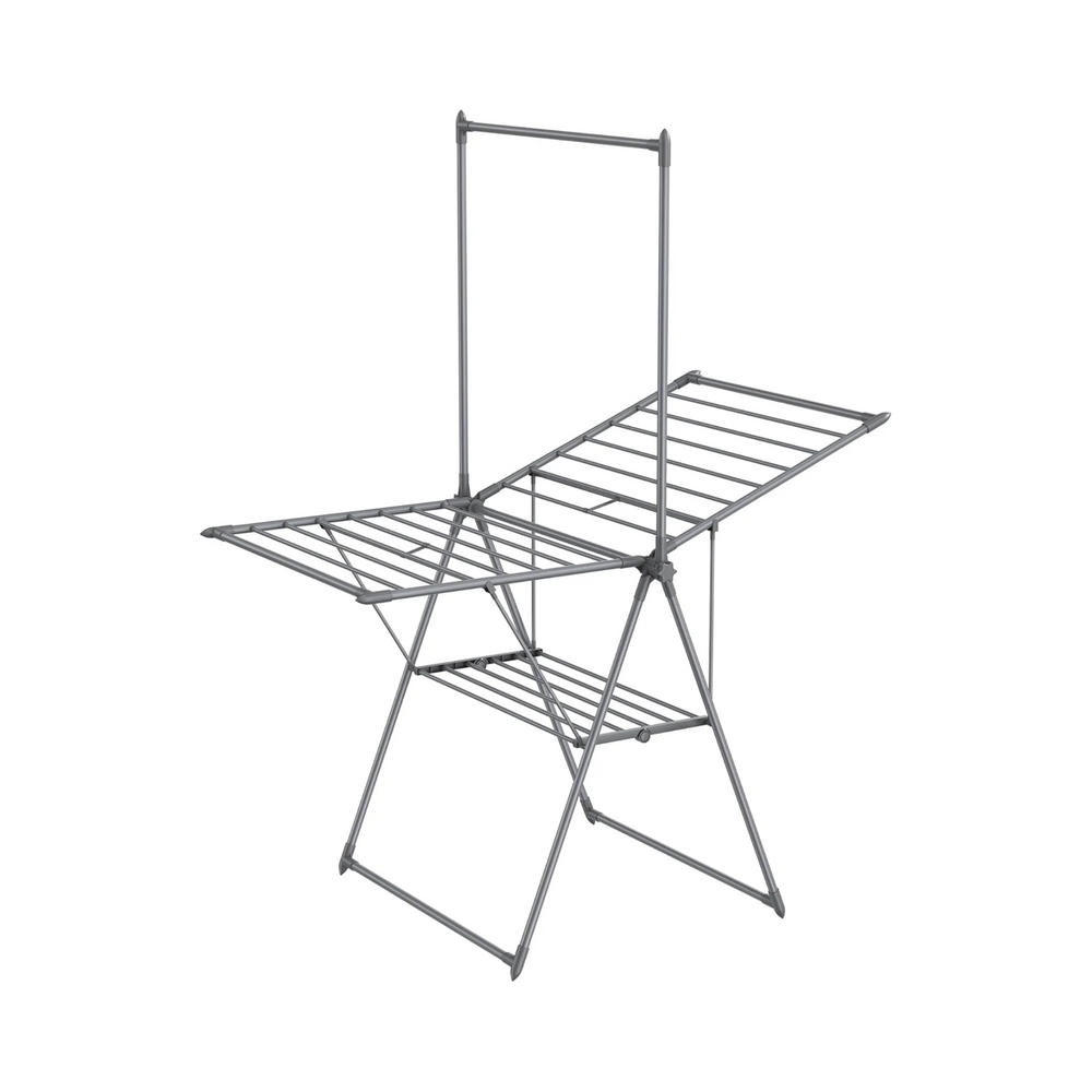 Foldable Clothes Drying Rack – 2 Levels, 24 Rails - Karrari