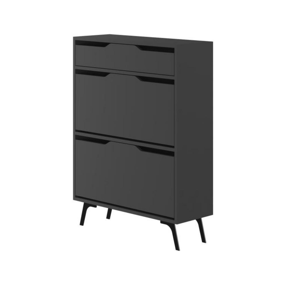 ASTA Shoe Cabinet – Anthracite Finish - Karrari