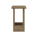 TASOS Side Table with Open Storage - Karrari