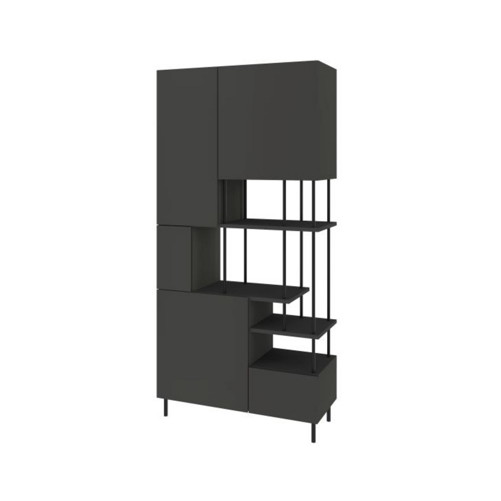 Key Bookcase – Anthracite - Karrari