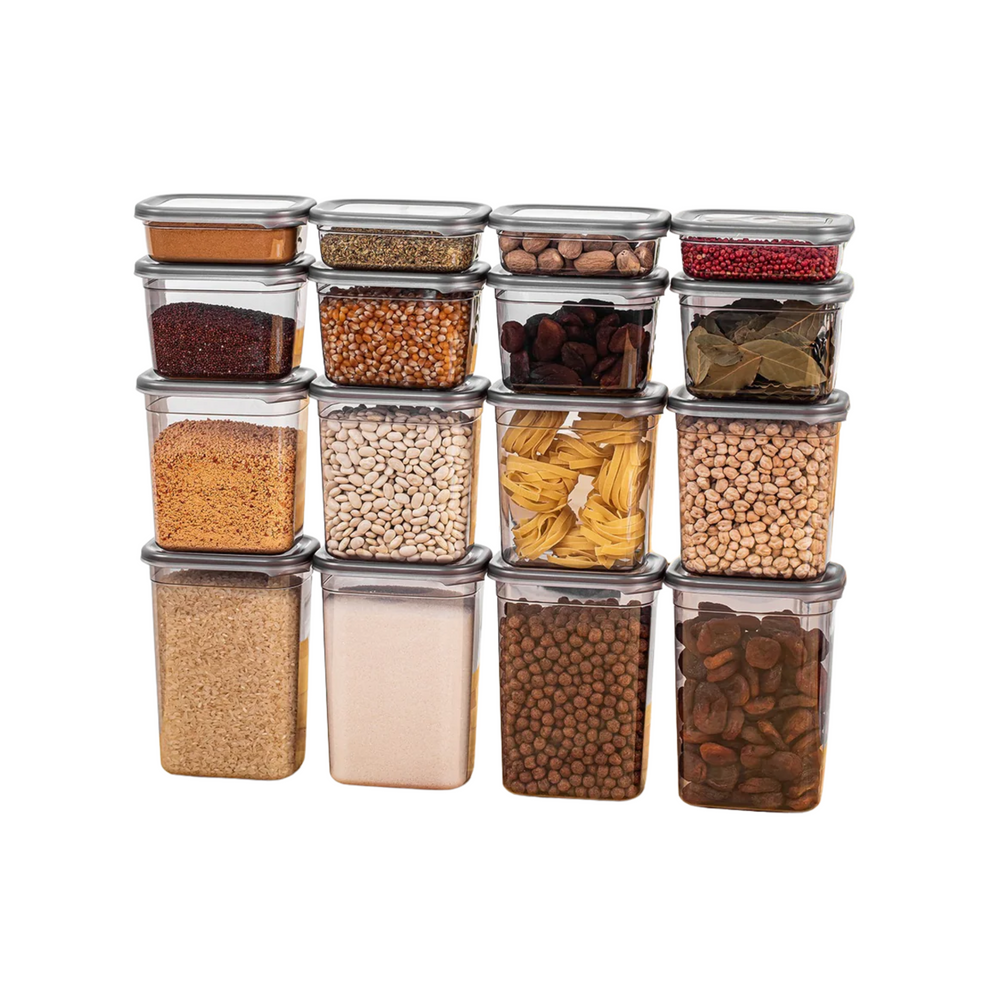 16-Piece Airtight Stackable Pantry Container Set - Karrari