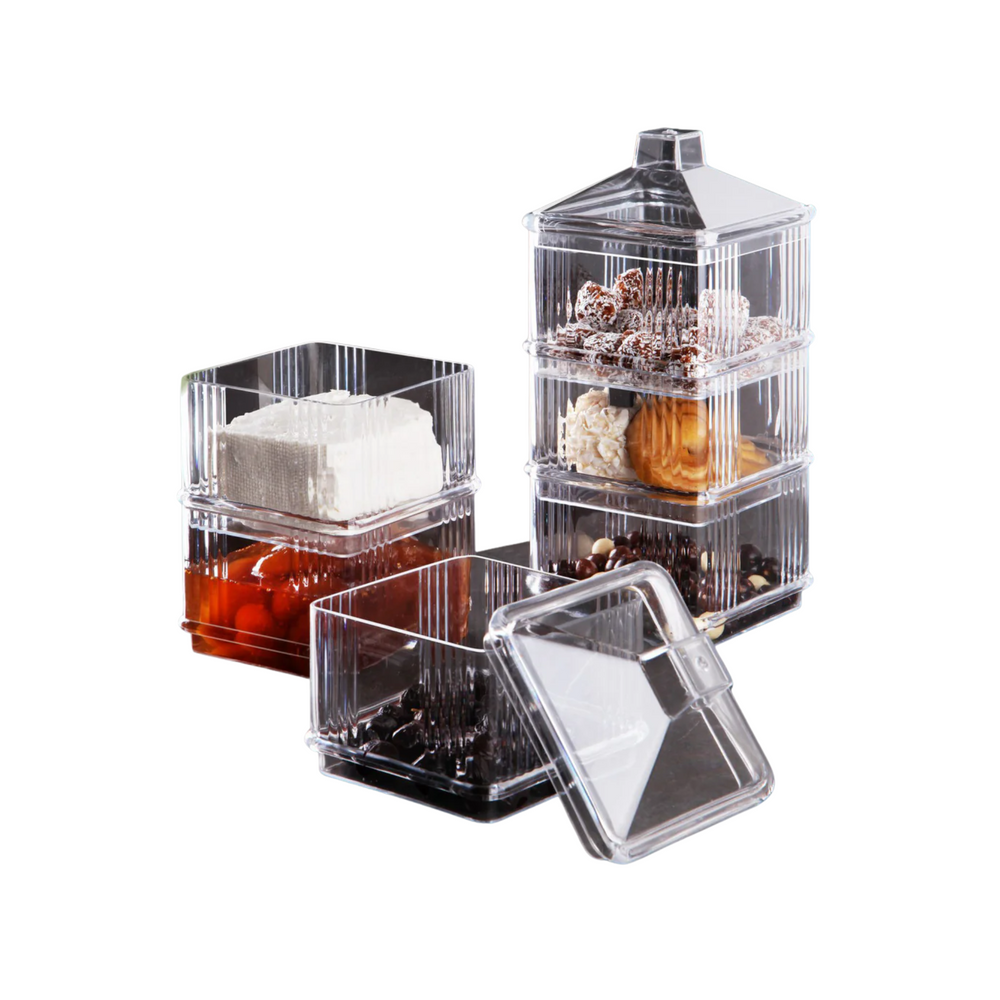 6-Piece 3-Tier Food Storage and Serving Set - Karrari