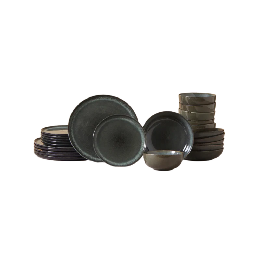 Karaca Fein 24-Piece Reactive Dinner Set - Karrari