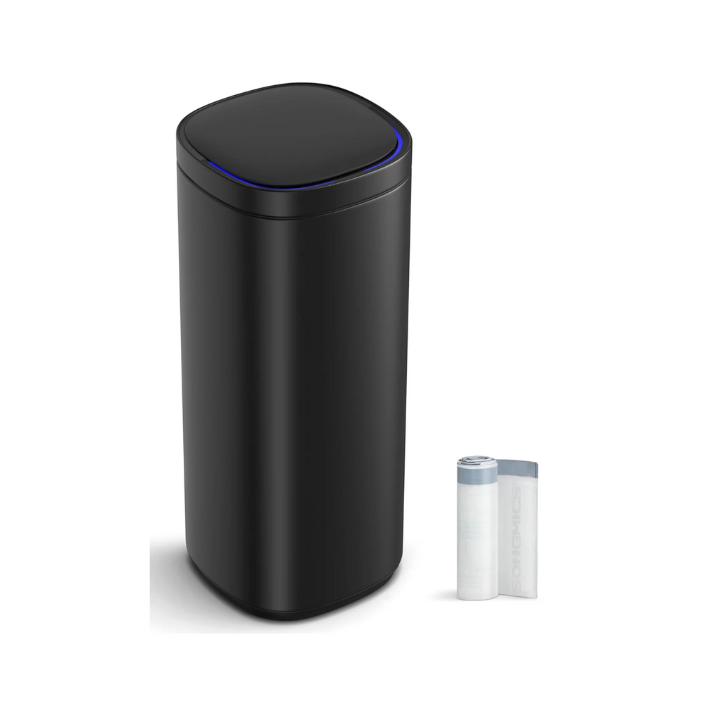 13 Gallon Motion Sensor Kitchen Trash Can (Black) - Karrari