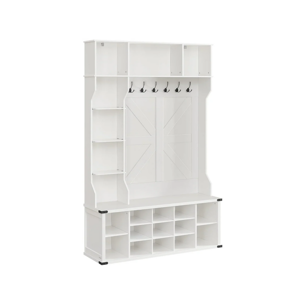 Entryway Coat Rack with Shoe Storage - Karrari
