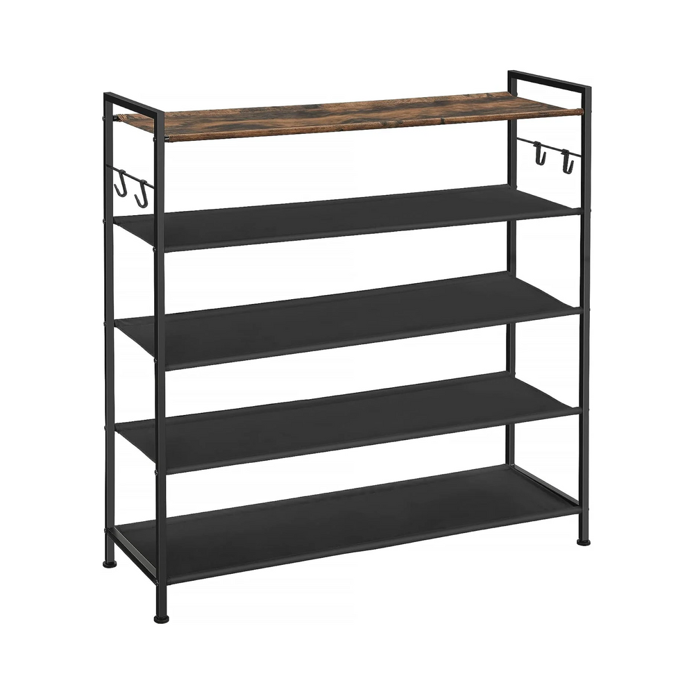 5-Tier Metal Shoe Rack (20–25 Pairs) - Karrari