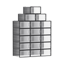 Pack of 18 Stackable Shoe Storage Boxes - Karrari