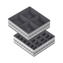 Set of 2 Foldable Underwear Storage Organisers - Karrari