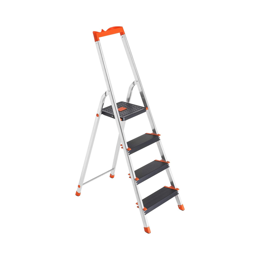 4-Step Aluminium Ladder (150kg, Non-Slip) - Karrari