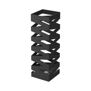 Square Metal Umbrella Stand with Hooks & Drip Tray - Karrari