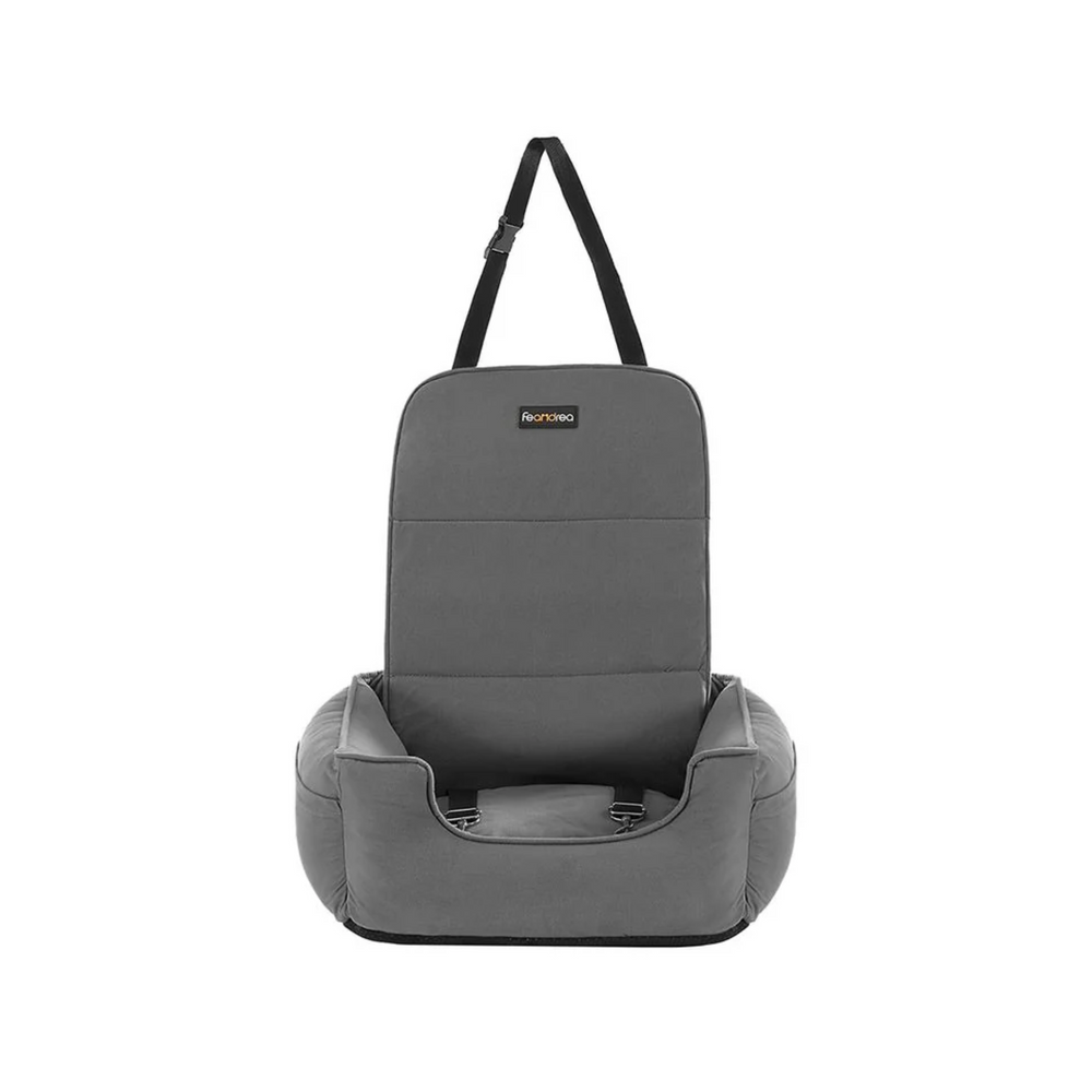 Dog Car Seat & Booster Bed (Removable, Small–Medium Dogs & Cats) - Karrari