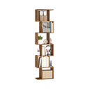 6-Tier Storage Shelf – Bookcase & Room Divider - Karrari