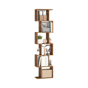 6-Tier Storage Shelf – Bookcase & Room Divider