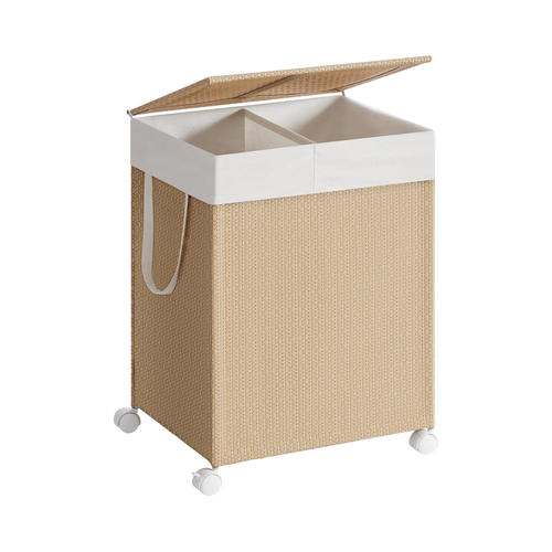 Laundry Sorter on Wheels – 2 Sections - Karrari