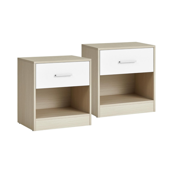 2-Piece Bedside Table Set