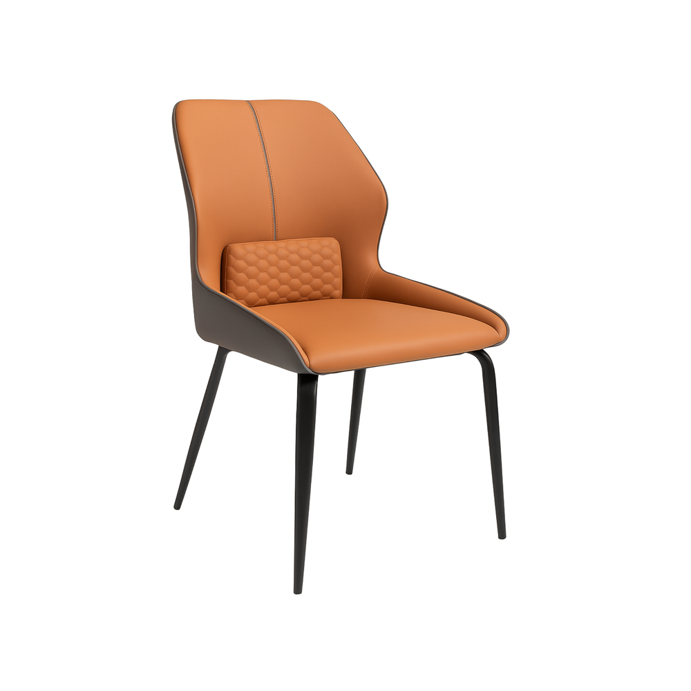 Tan Upholstered Dining Chairs (Set of 2)