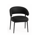 Black Faux Leather Dining Chairs (Set of 2) - Karrari