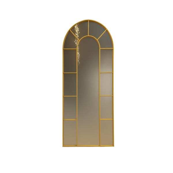 Arched Mirror with Gold Frame - Karrari