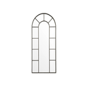 Tall Arched Mirror – Black Metal Frame - Karrari