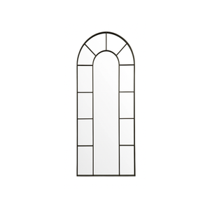Tall Arched Mirror – Black Metal Frame - Karrari