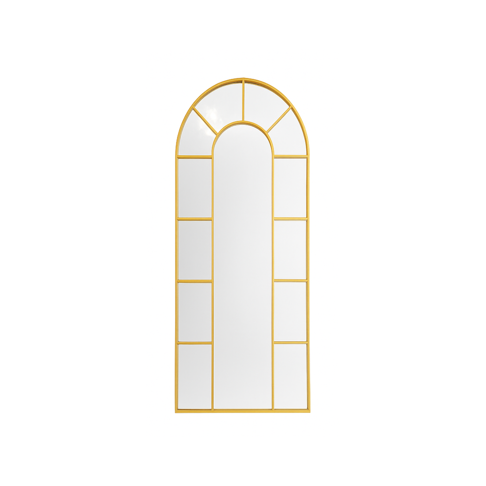 Arched Mirror with Gold Frame - Karrari