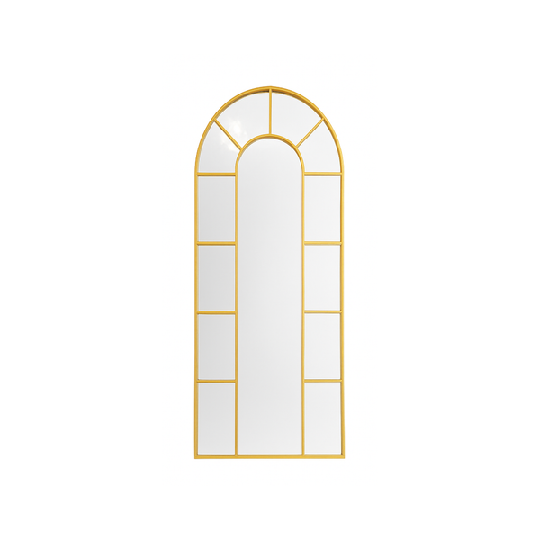 Arched Mirror with Gold Frame - Karrari