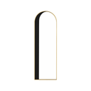 Tall Arched Full-Length Gold Metal Wall Mirror - Karrari