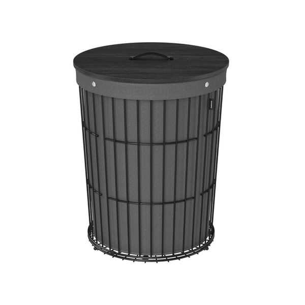 Round Laundry Hamper with Lid