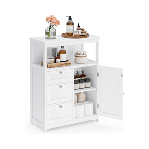 Freestanding Storage Cabinet with 3 Drawers
