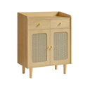 Boho Sideboard with Rattan Doors & Drawers - Karrari