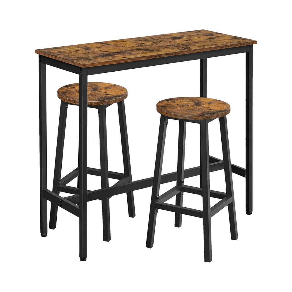 Industrial Bar Table & Stool Set