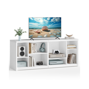 Modern TV Unit with Open Compartments