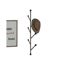 Metal Hanger Ponpon – Texture Black - Karrari