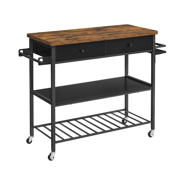 Kitchen Storage Trolley with Drawers