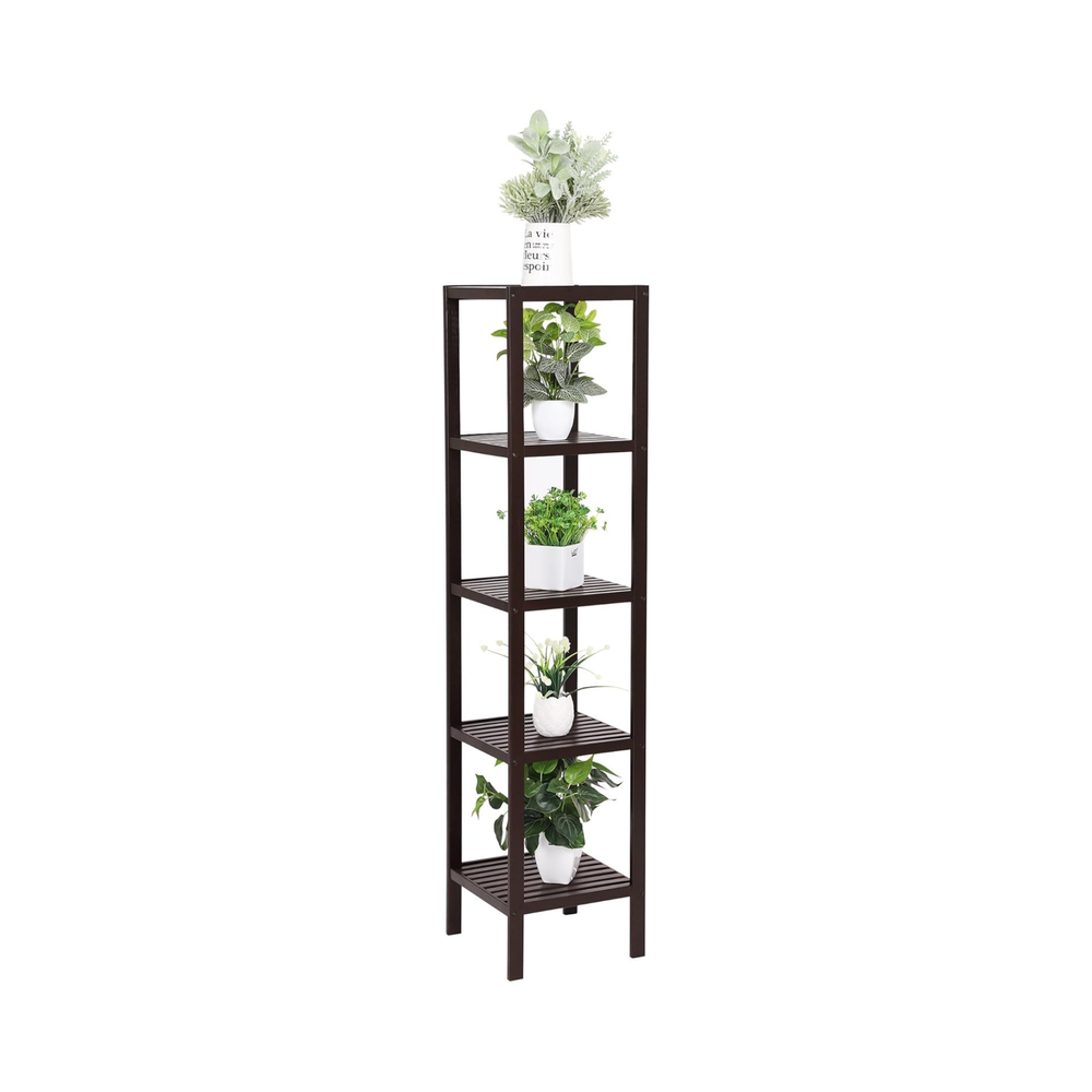 5-Tier Bamboo Bathroom & Storage Shelf