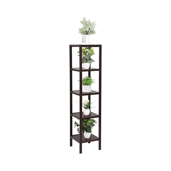 5-Tier Bamboo Bathroom & Storage Shelf