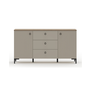 Lucrezia Storage Sideboard – Cashmere & Oak Accents