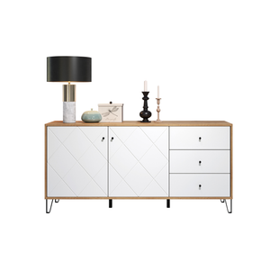 Touch Sideboard – Artisan Oak & Matt White