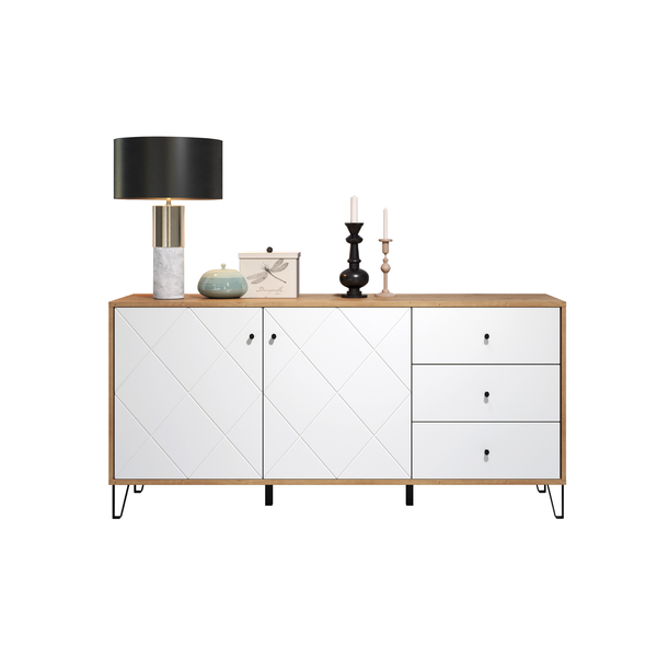 Touch Sideboard – Artisan Oak & Matt White