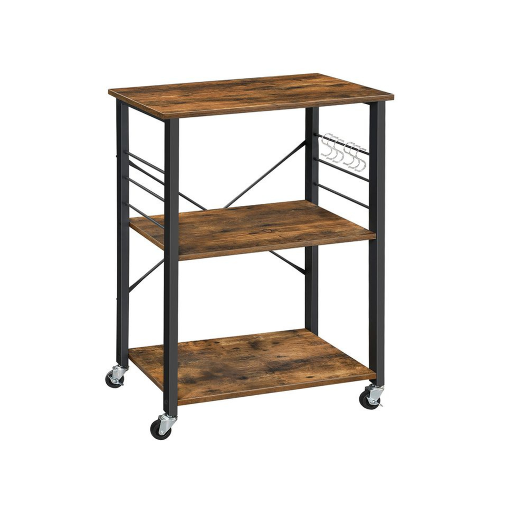 Serving Trolley with 3 Shelves