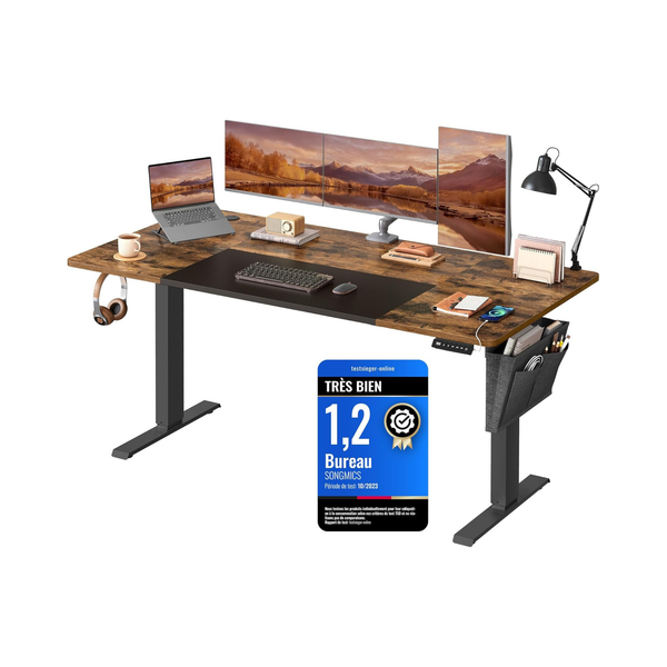 Electric Standing Desk – Adjustable Height with Memory Function