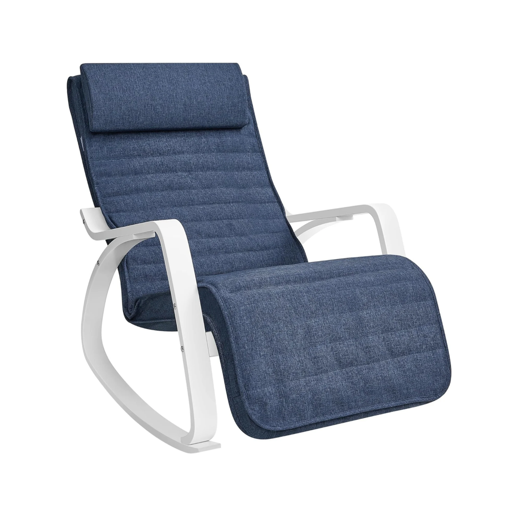 Rocking Chair with Birch Wood Armrests - Karrari