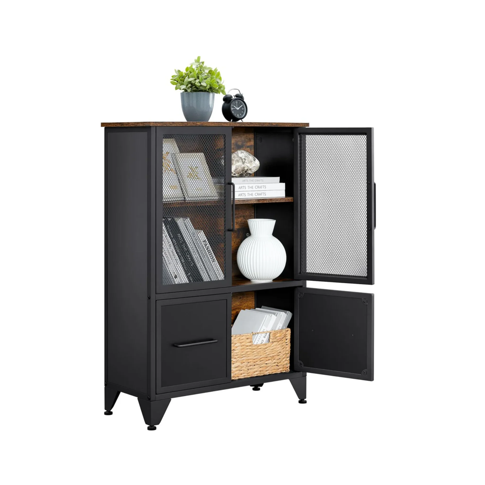 Storage Sideboard Cabinet - Mesh Doors - Karrari