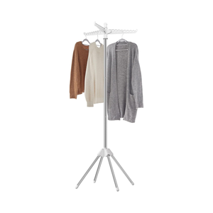 Clothes Airer with 3 Rotatable Arms – Stainless Steel - Karrari