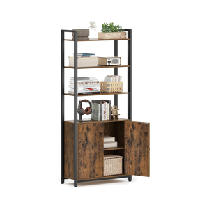 6-Tier Bookcase with Door - Karrari