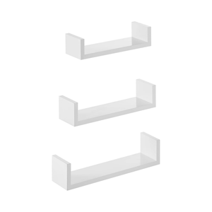 Set of 3 Floating Wall Shelves - Karrari